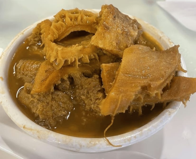 Stewed Beef Tripe / 炆牛雜金錢肚.