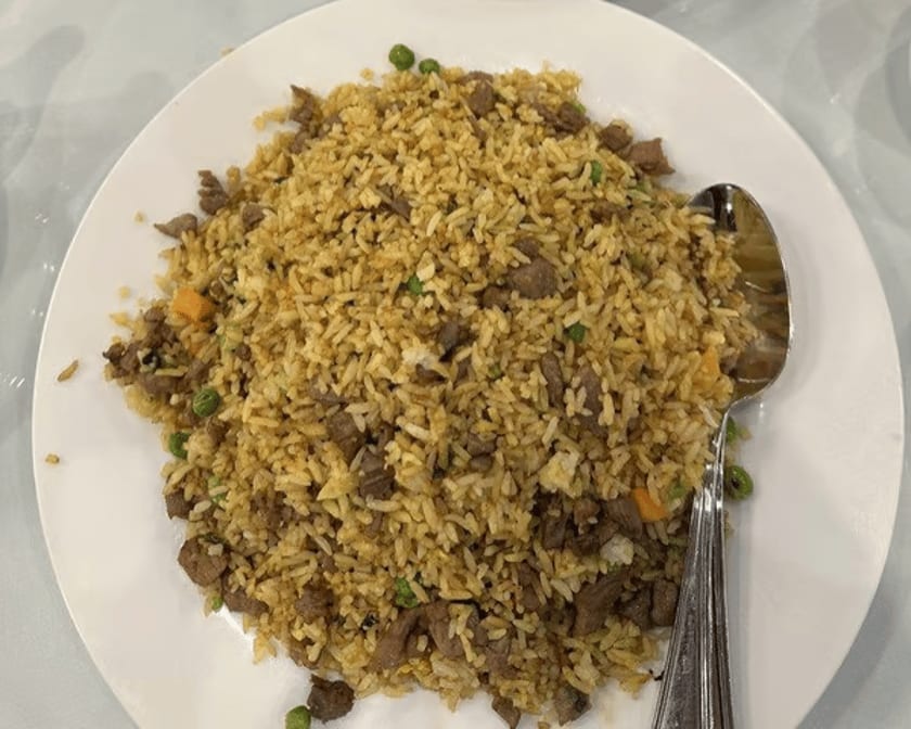 85. Beef Fried Rice / 牛肉炒飯.
