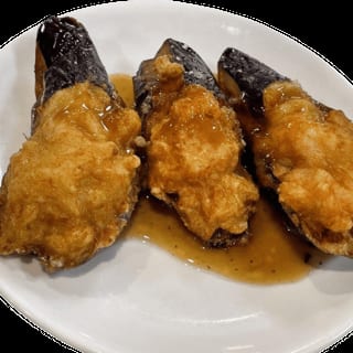 Stuffed Eggplant in Teriyaki Sauce / 燒汁釀茄子